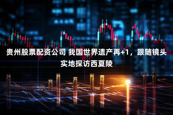 贵州股票配资公司 我国世界遗产再+1，跟随镜头实地探访西夏陵